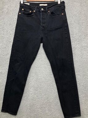 Levi's Black Slim Straight Jeans